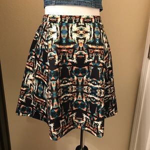 Flirty Abstract Skirt